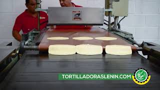 Prensa MLTC Línea Completa para Tortilla de Harina│Manufacturas Lenin [upl. by Rehtnug]