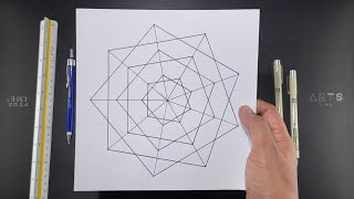 Wonderful Math  Writing a Geometric Patterns Sketch  Explaining  Light • Quick • Agile Steps [upl. by Karalee]