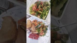 Fish salad amp veggies trending youtubeshorts shorts short viral youtube shortvideo video [upl. by Innaig]