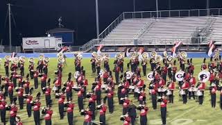 UGA redcoat band performance for Northeast Georgia Marching Band Exhibition 2024 part 2 [upl. by Nellie]