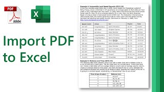 How to Import PDF to Excel  shorts [upl. by Nohsid336]