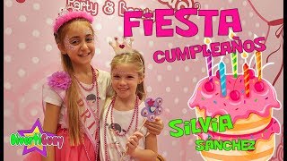 FIESTA DE CUMPLEAÑOS de Princesas de Silvia Sánchez  Nos Convertimos en Princesas por un Día [upl. by Atsev]