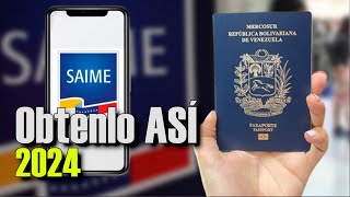 ASÍ obtienes el PASAPORTE en VENEZUELA 2024 [upl. by Yeldah]