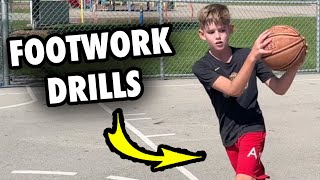 Basketball Footwork Drills For Kids [upl. by Ahsemac600]