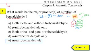 Organic chemistry questions reactions of benzene [upl. by Ahsoym364]