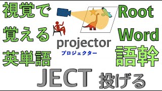 Root Word quotJECTquot視覚で覚える英単語語根語幹） [upl. by Aduhey]