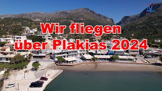 Wir fliegen über Plakias  KretaCrete 2024 [upl. by Airekat]