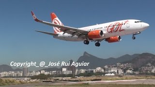 Landings at Santos Dumont Airport Brazil [upl. by Atsira605]