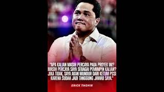 Kata Kata Pa Erich Thohir [upl. by Inaflahk]