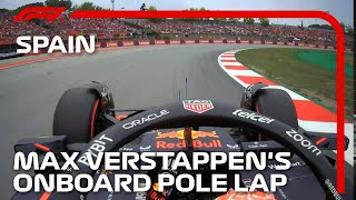 Max Verstappens Pole Lap  2023 Spanish Grand Prix  Pirelli [upl. by Dafodil]