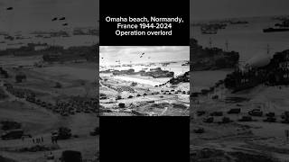 Then and Now pictures from Omaha beach france ww2 history veteran military thenandnow shorts [upl. by Noirret]