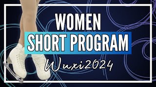 Junior Women Short Program  Wuxi 2024  JGPFigure [upl. by Kleinstein]