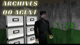 Goldeneye 007  Archives 00 Agent Tutorial for Invisibility Cheat Unlock 118 [upl. by Eriha]