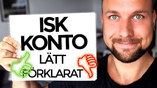 Investeringssparkonto ISK konto  Enkelt förklarat [upl. by Saks]