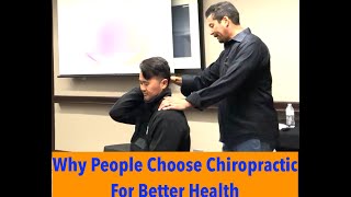 Why People Trust their Chiropractor for Better Health CCEUAnaheim June 24And an Adjustment demo [upl. by Galitea]