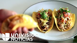 Recetas del Reto 28 Tacos con picadillo de pavo [upl. by Yoho]