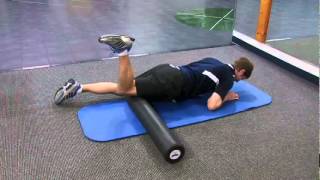 234 Foam Roller Hip Flexor Stretch  Texas Health Ben Hogan Sports Medicine Exercises [upl. by Pedersen517]