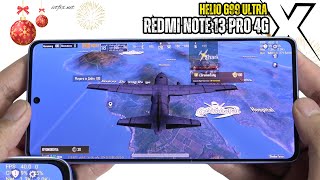 Redmi Note 13 Pro 4G PUBG Mobile Gaming test  Helio G99 Ultra 120Hz Display [upl. by Nuahsak5]