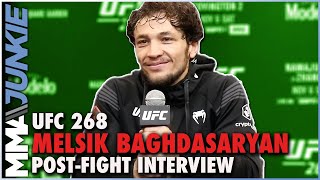 Melsik Baghdasaryan full postfight interview  UFC268 [upl. by Kaufmann]