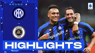 InterSpezia 30  Inter win on San Siro debut Goals amp Highlights  Serie A 202223 [upl. by Kubiak]