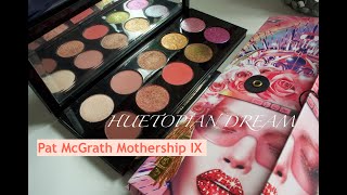 Pat McGrath Huetopian Dream amp Intensifeyes Swatches Demo Comparisons [upl. by Nolla866]