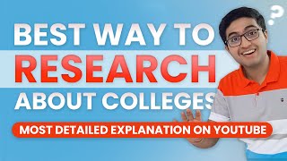 How To Research About Colleges 💡 [upl. by Dlabihcra]