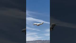 netjets flying into Bermuda Dunes airport NetJetsInc [upl. by Frangos568]