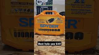 Best hole saw kit by far [upl. by Llebanna988]