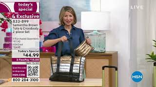 HSN  Samantha Brown Luggage Collection 12th Anniversary 07062023  12 PM [upl. by Linnet610]