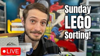 Sunday LEGO Sorting Livestream [upl. by Eitsirhc]