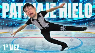 ME CUELO en La MEJOR PISTA de PATINAJE SOBRE HIELO ⛸️❄️ Sin Saber Patinar 😂  Probando Deportes 7 [upl. by Anail179]