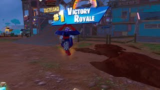 Fortnite 54 Spider Man Double Digits Victory Royale using Shuris Black Panther Claws [upl. by Boser300]