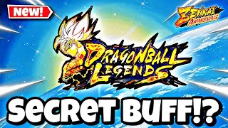 🔥 SECRET BUFF INCOMING POWERFUL OPPONENT ZENKAI Dragon Ball Legends  Legends Festival [upl. by Lihas]