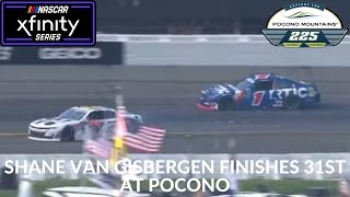 Shane Van Gisbergen Finishes 31st At Pocono [upl. by Nahtnamas959]