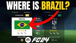 FC 24 Why there is no Brazil in EA Sports FC 24 fc24 [upl. by Yevre466]