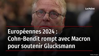 Européennes 2024  CohnBendit rompt avec Macron pour soutenir Glucksmann [upl. by Namia239]