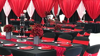 2020 GLAM BACKDROPS  EVENT PLANNING AND DECORATING TIPS TRICKS AND HACKS DECORATE WITH ME [upl. by Jamaal]