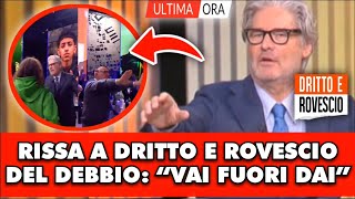 SCOPPIA LA RISSA A DRITTO E ROVESCIO é successo in diretta TV Del Debbio su tutte le furie [upl. by Crisey111]