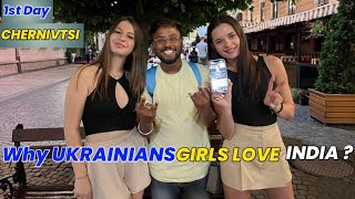 WHY UKRAINIANS GIRLS LOVE INDIAChernivtsi Tour 1 st Day Hostel in Chernivtsi and City Centre [upl. by Arehsat776]