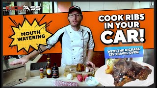 KickAss 12 volt low and slow braised BBQ pork Ribs Easy recipe for camping caravaning RVs 4wds [upl. by Halueb770]