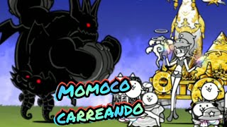 MOMOCO CARREANDO UNNCANY LEGENDS  THE BATTLE CATS [upl. by Vincents]