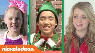 Holiday🎄 Tongue👅 Twisters🌪️ w JoJo Siwa Breanna Yde Jade Pettyjohn amp More  Nick [upl. by Zipnick475]