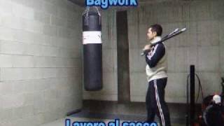 KALI double stick basics bagwork [upl. by Fonville233]