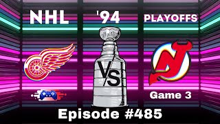 NHL 94 Gameplay — Red Wings vs Devils  Episode 485 [upl. by Elset]