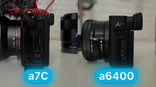 Sony a7C vs a6600 a6400 сравнение для видео [upl. by Enala80]