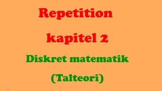 Repetition Ma5 Kapitel 2 [upl. by Kev928]