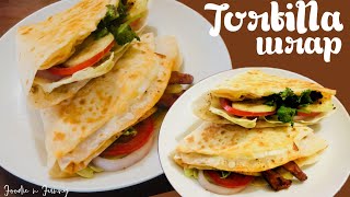 Trending tortilla wrap  Chicken tortilla wrap recipe  how to make tortilla wrap recipe [upl. by Llain]