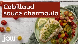 Recette de cabillaud amp sauce Chermoula [upl. by Ocinemod]