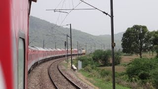 Trivandrum Rajdhani Express High Speed Blast DelhiSurat Compilation [upl. by Arahat]