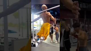 Dangerous skill by Shaolin master 😱💪speed kungfu martialarts shorts [upl. by Tiloine]